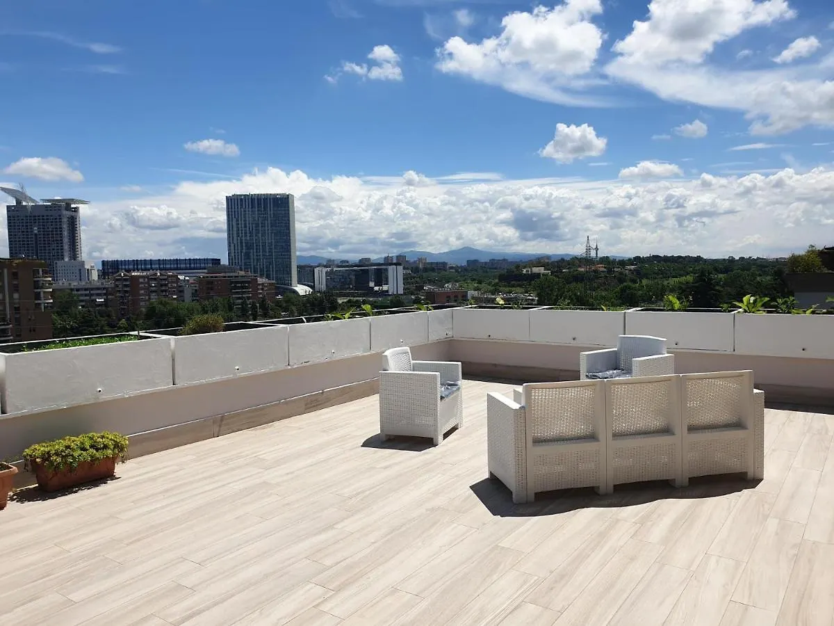 Amazing Penthouse Roma Eur Apartment